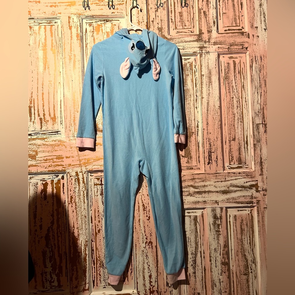 Disney STITCH Light Blue and Pink Kids Footie - Picture 5 of 7